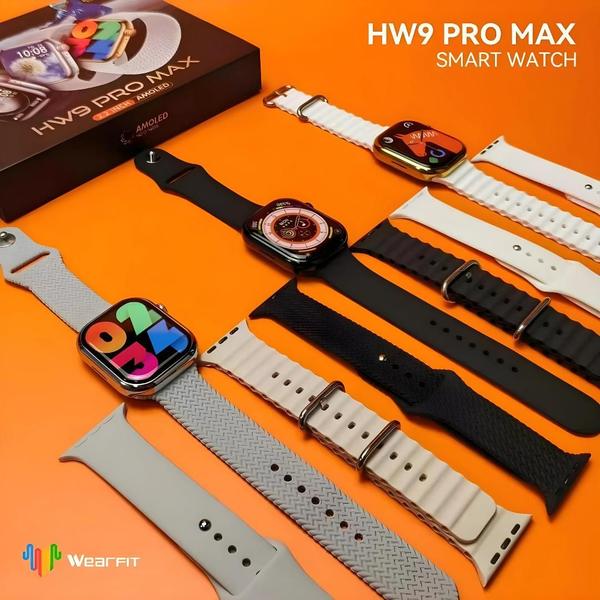 Imagem de Smartwatch Watch 9 ProMax Amoled NFC  3 Pulseiras GPS Traking  20 modos Esportivos