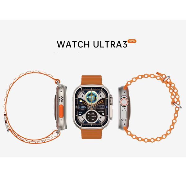 Imagem de Smartwatch Watch Ultra 3 49mm Amoled Ilha Dinâmica Chatgpt GPS Titanium