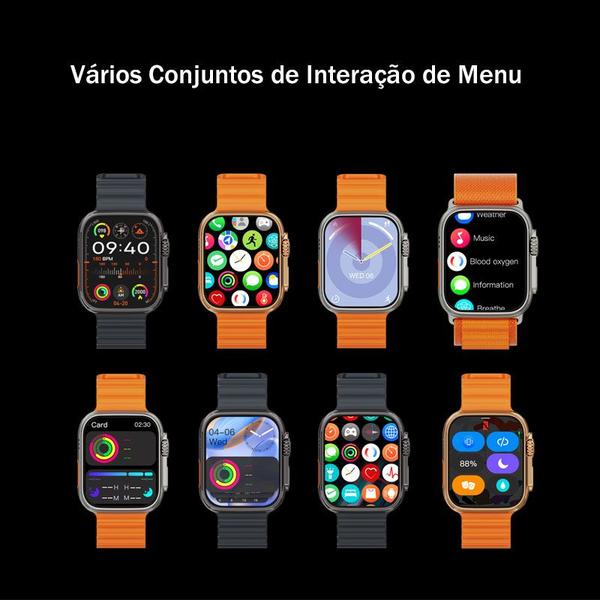 Imagem de Smartwatch Watch Ultra 3 Mini 41mm Serie 10 Com Amoled Chatgpt Ilha Dinâmica Original