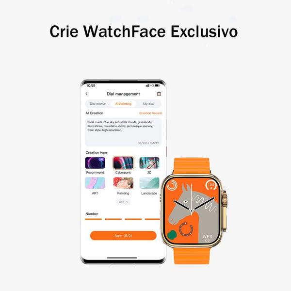 Imagem de Smartwatch Watch Ultra 3 Mini Serie 10 41mm Com Amoled Ilha Dinâmica Chatgpt Original