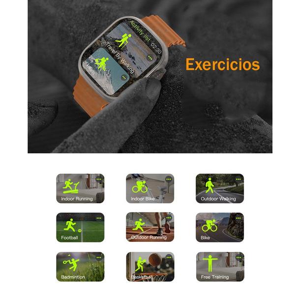 Imagem de Smartwatch Watch Ultra 3 Mini Séries 10 41mm Chatgpt Tela Amoled Gps