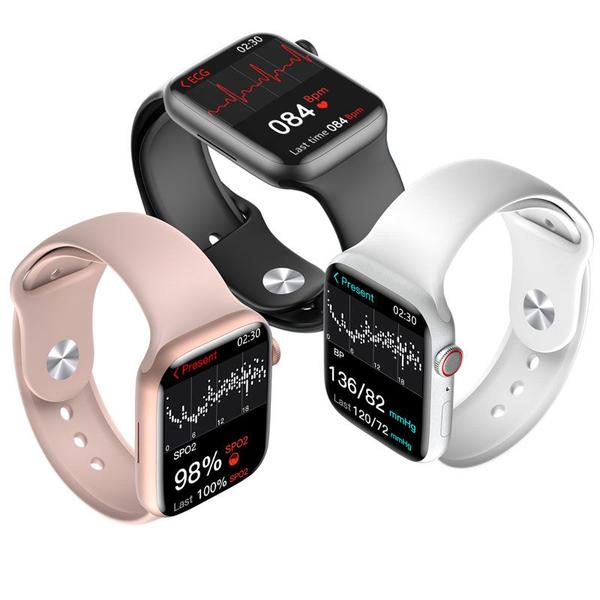 Imagem de Smartwatch Watch X 45mm Amoled Ilha Dinâmica Chatgpt GPS NFC Rosa