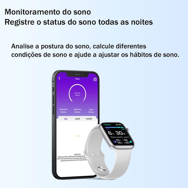 Imagem de Smartwatch Watch X Mini 38mm Serie 10 Amoled Ilha Dinâmica Chatgpt GPS Prata