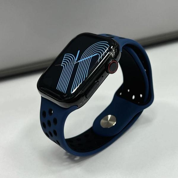 Imagem de Smartwatch Watch9 ProMax 2025 com NFC e GPS, Comando de Voz e Siri  Inclusas 2 Pulseiras  Estilo e Tecnologia para Todos