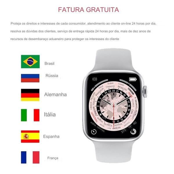 Imagem de SmartWatch X7 Plus Assistente de Voz Notificações Esportes