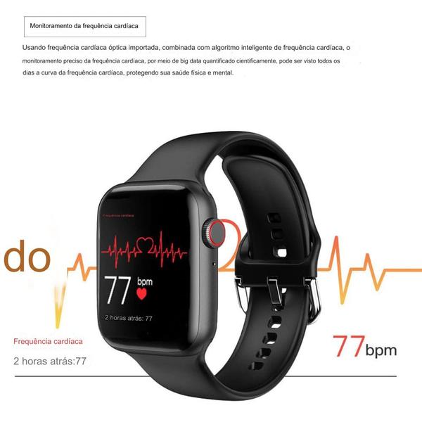 Imagem de SmartWatch X8 Bluetooth Monitor de Sono ECG Notificações