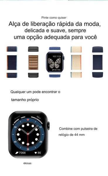 Imagem de SmartWatch X8 Max Pro 2024 Chamadas ECG Redes Sociais