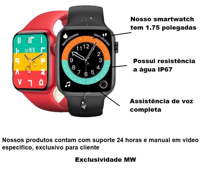 Imagem de SmartWatch X8 Max Pro Chamadas Redes Sociais IP67 Músicas Bluetooth