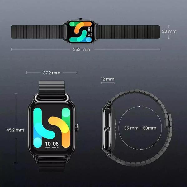 Imagem de Smartwatch XiaomiMi Haylou RS4 Plus Tela Amoled Pulseira Extra A Prova Dagua