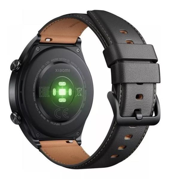 Imagem de Smartwatch XiaomiWatch S1 1.43" caixa de aço inoxidável preta, pulseira preta M2112W1