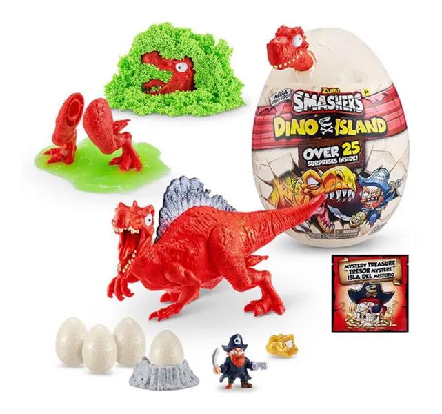 Imagem de Smashers Ovo Dino Ilha Dos Dinossauros Grande 25 Surpresas - Fun