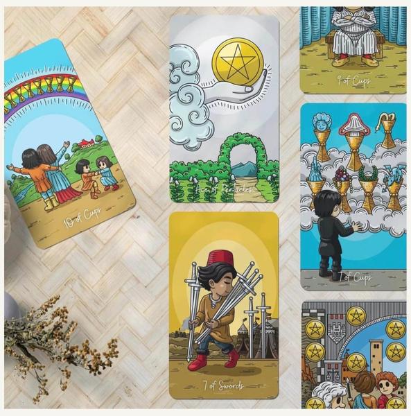 Imagem de Smithtiny Tarot Deck Tarô Smith Rider Waite Baralho de Cartas de Oráculo