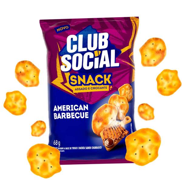 Imagem de Snack American Barbecue 68g - Club Social