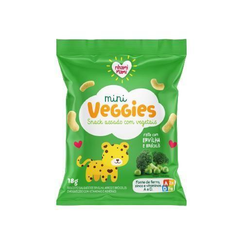 Imagem de Snack Infantil Mini Veggies Ervilha e Brócolis 18g