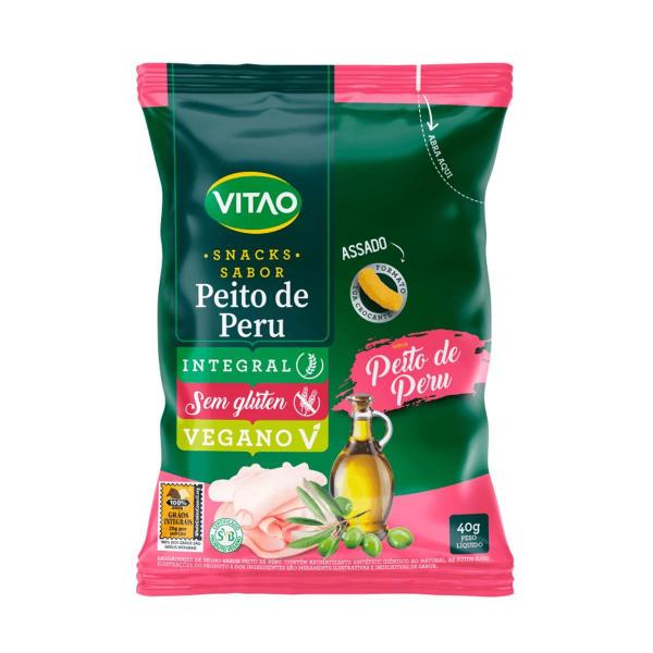 Imagem de Snack Integral Sabor Peito Peru Vegano 40G Vitao