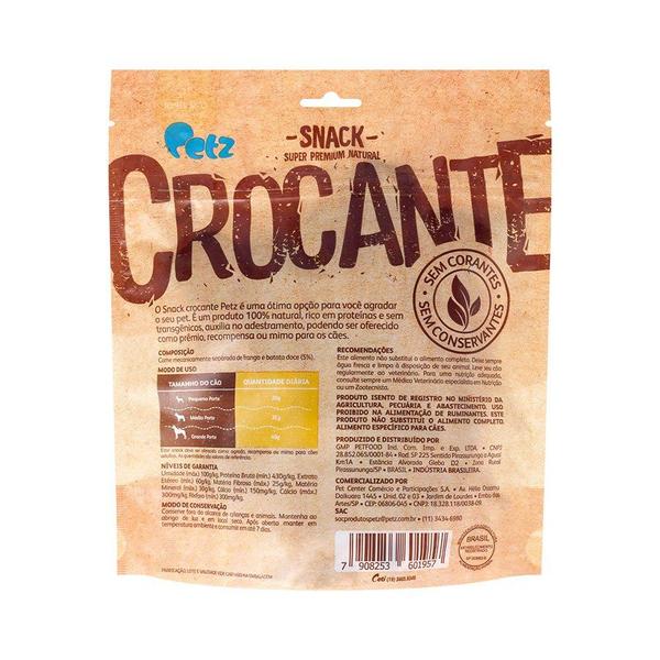 Imagem de Snack Petz Crocante Frango com Batata Doce para Cães 100g