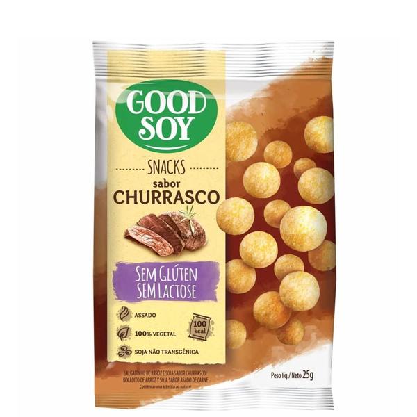 Imagem de Snacks de Soja Belive Sabor Churrasco Good Soy 25g 3un 