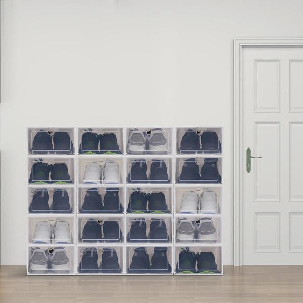 Imagem de Sneaker Box Organizador De Tenis Sapatos E Objetos 10 Caixas PRETA