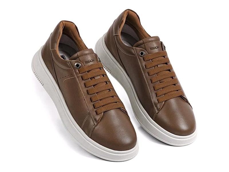 Sneaker Ferracini 9312-678 Logan em Couro Imagem de Sneaker Ferracini 9312-678 Logan em Couro
