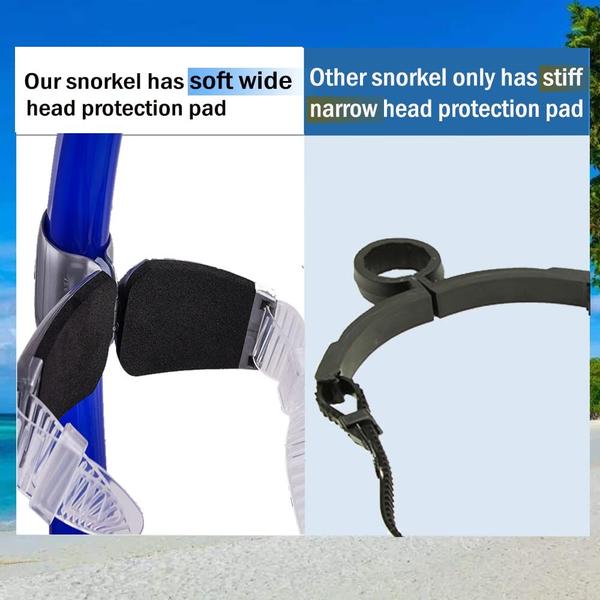 Snorkel de natação Focevi Swim para natação de colo com bocal de silicone Imagem de Snorkel de natação Focevi Swim para natação de colo com bocal de silicone