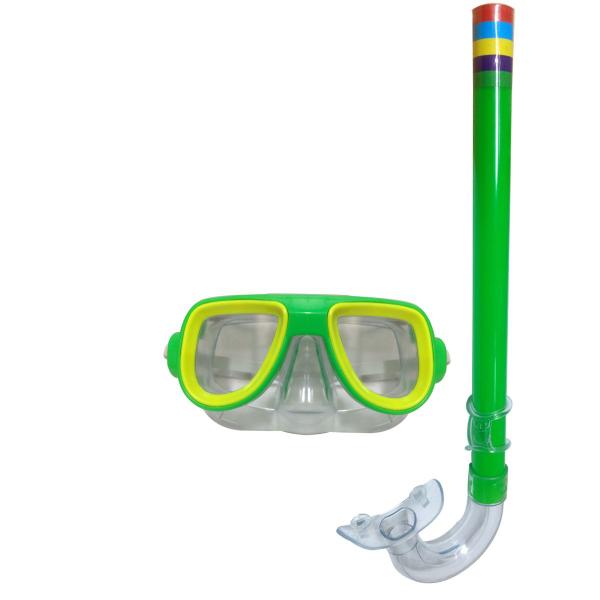 Imagem de Snorkel e Máscara para Mergulho Belfix 39800 Verde