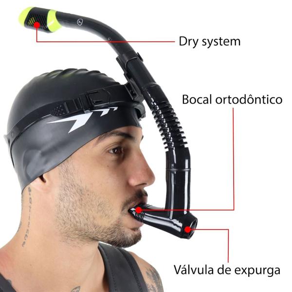 Imagem de Snorkel Frontal Dry para Natação Tri Motion