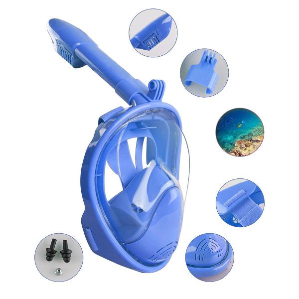 Snorkel Infantil Máscara de Mergulho Natação Praia Mar Piscina Antiembaçante Suporte Câmera Acessórios - BRASTOY Imagem de Snorkel Infantil Máscara de Mergulho Natação Praia Mar Piscina Antiembaçante Suporte Câmera Acessórios