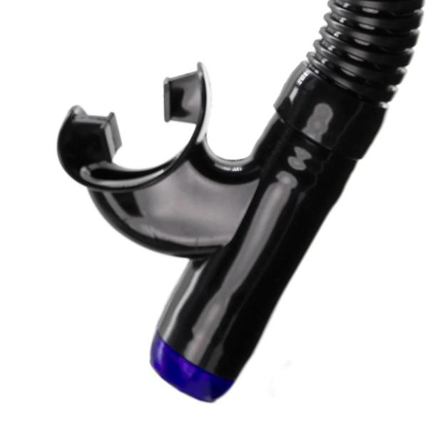 Imagem de Snorkel Respirador Cetus River Fun  Preto e Azul Pesca Sub