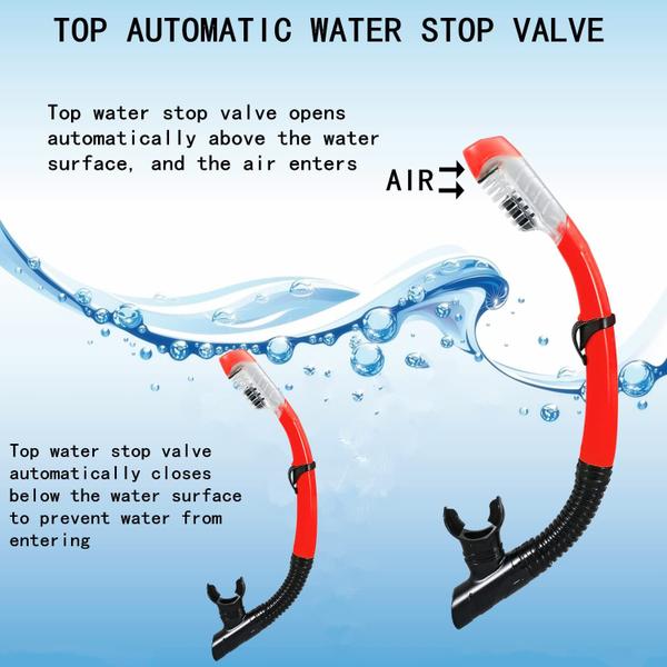 Snorkel seco AQUA A DIVE SPORTS Easy Breath para jovens adultos Imagem de Snorkel seco AQUA A DIVE SPORTS Easy Breath para jovens adultos