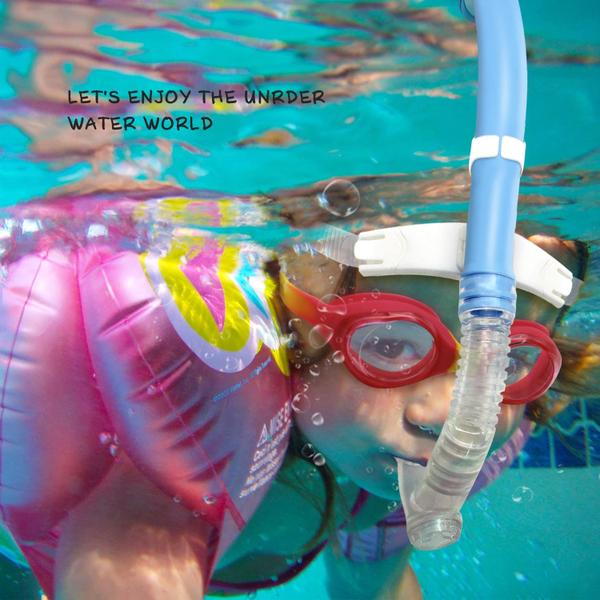 Snorkel Uniswim Center Mount para nadadores para crianças de 6 a 15 anos Imagem de Snorkel Uniswim Center Mount para nadadores para crianças de 6 a 15 anos
