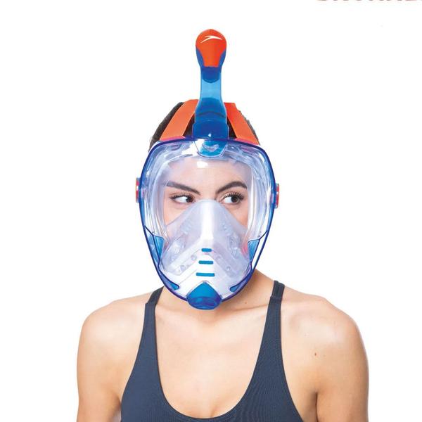 Imagem de Snorkeling Speedo Mask Pro Azul Translúcido