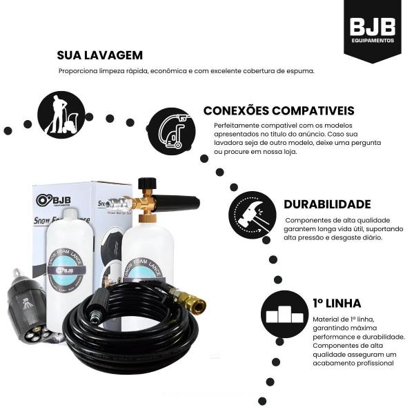 Imagem de Snow Engate Rápido + Mangueira Para Karcher K2 K3 K3.83