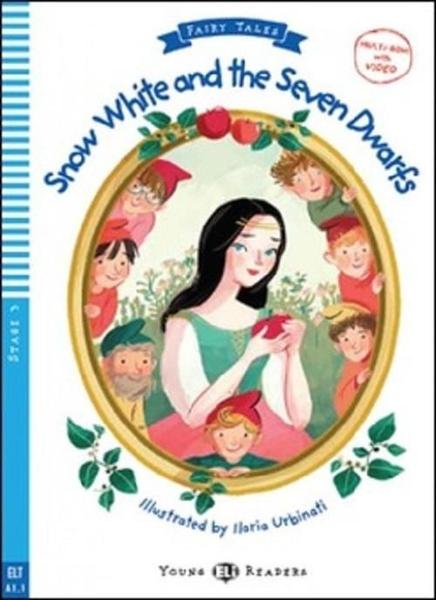 Imagem de Snow White And The Seven Dwarfs - Hub Young Readers Fairy Tales - Stage 3 - Book With Multi-Rom - Hub Editorial