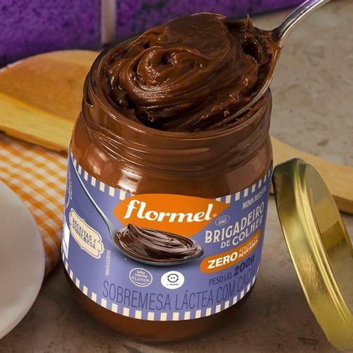 Imagem de Sobremesa Brigadeiro de Colher Zero Açúcar Flormel 200g