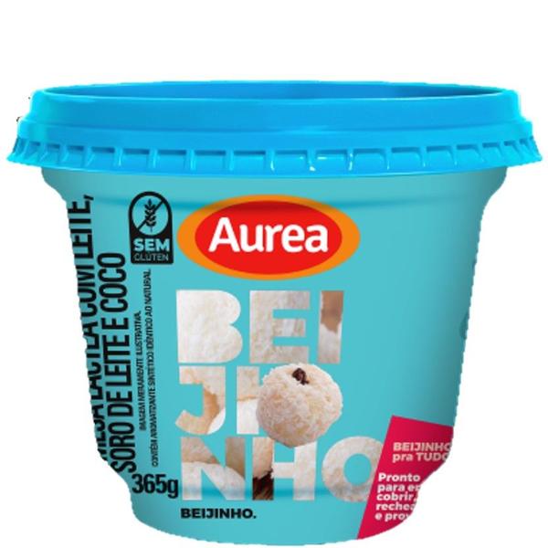 Sobremesa Lactea Aurea Beijinho 365g Imagem de Sobremesa Lactea Aurea Beijinho 365g