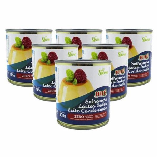 Sobremesa Láctea Leite Condensado Zero Hué 335G 6 Un - HUE Imagem de Sobremesa Láctea Leite Condensado Zero Hué 335G 6 Un