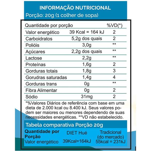 Sobremesa Láctea Leite Condensado Zero Hué 335G 6 Un - HUE Imagem de Sobremesa Láctea Leite Condensado Zero Hué 335G 6 Un