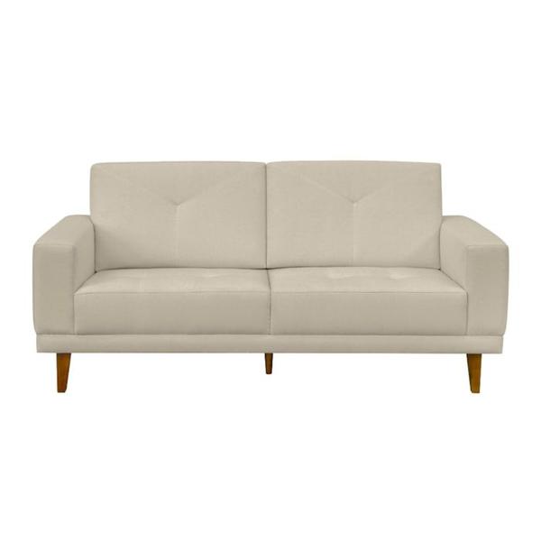 Imagem de Sofa 02 Lugares Capri 160cm Linho Cinza Claro D'monegatto