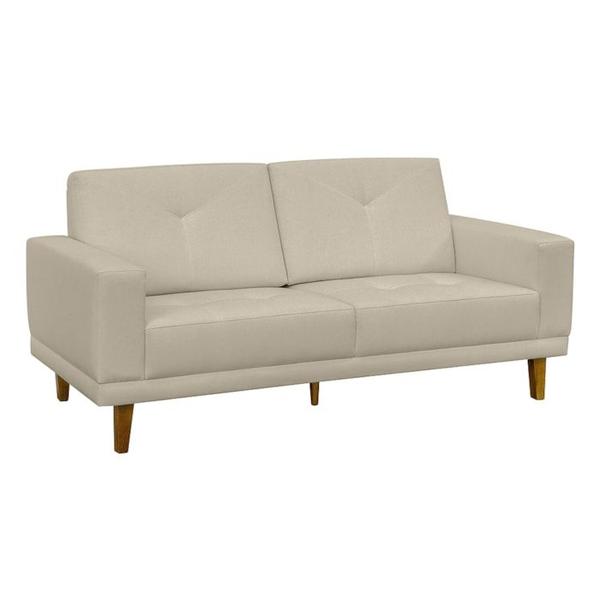 Imagem de Sofa 02 Lugares Capri 160cm Linho Cinza Claro D'monegatto