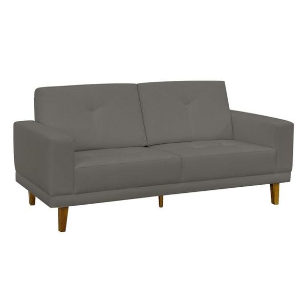 Imagem de Sofa 03 Lugares Capri 180cm Suede Cinza D'monegatto