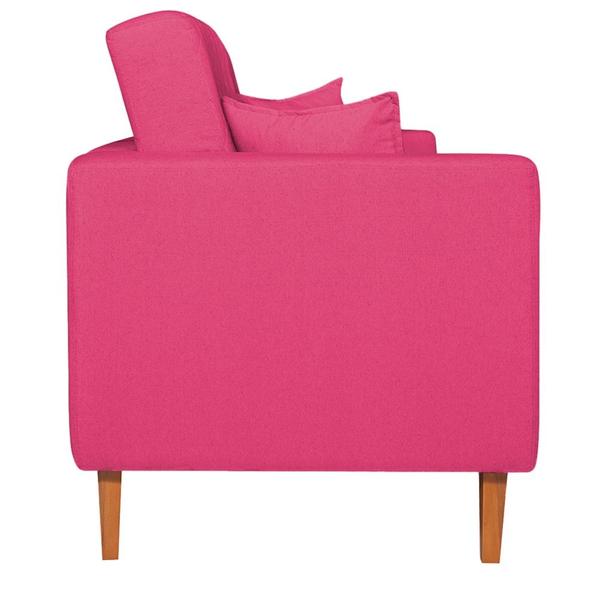 Imagem de Sofá 03 Lugares Living Ponza Suede Pink