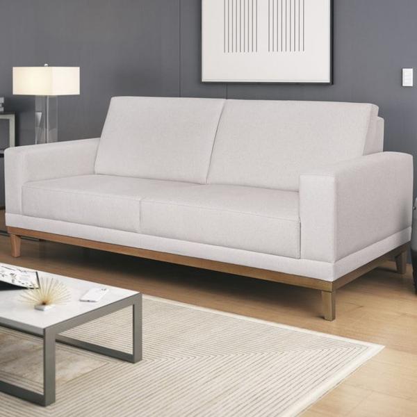 Imagem de Sofa 2 Lugares 145 cm Crons Linho Bege Vazzano