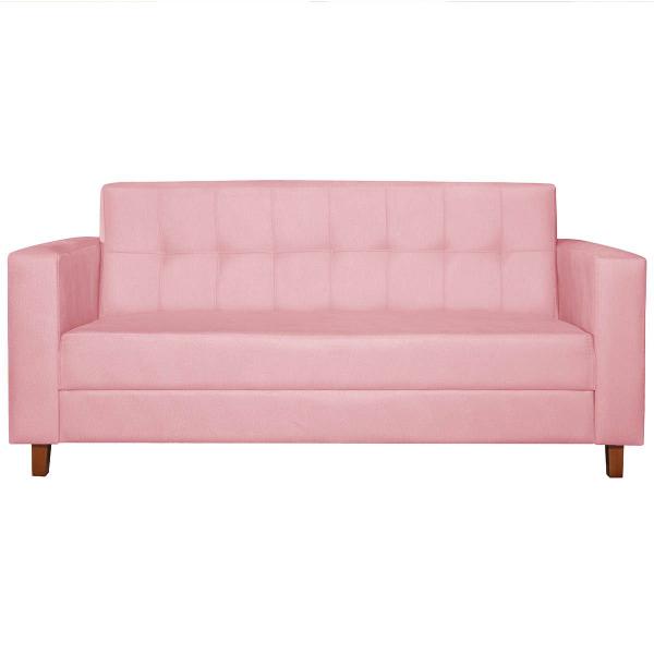 Imagem de Sofá 2 Lugares Denver Suede Rosa Bebê - ADJ Decor