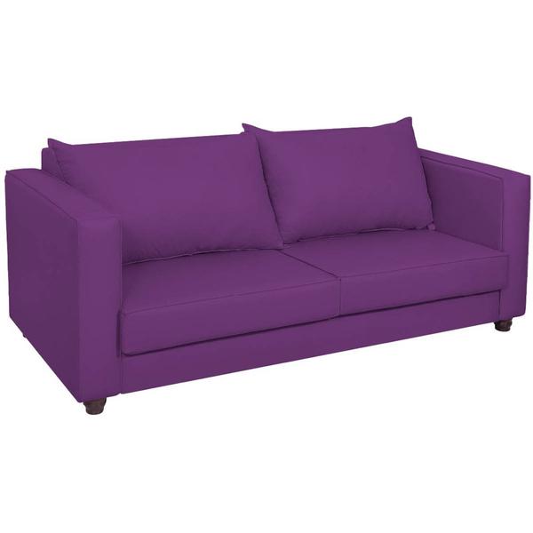 Imagem de Sofá 2 Lugares Lisboa Suede Roxo - Amarena Móveis