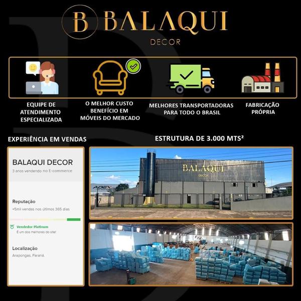 Imagem de Sofá 2 Lugares para Recepção com Base Reforçada  Balaqui