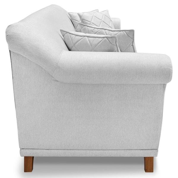 Imagem de Sofa 2 Lugares Retro Polo 160cm Com Almofada Linho Grigio Ezz