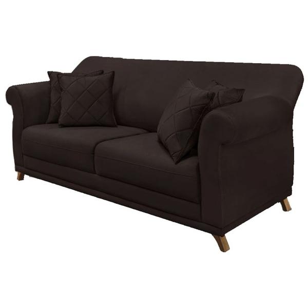 Imagem de Sofa 2 Lugares Retro Polo 160cm Com Almofada Suede 1102 Ezz