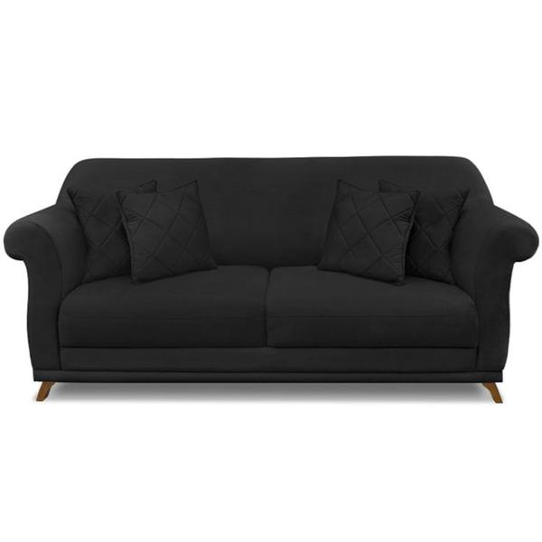 Imagem de Sofa 2 Lugares Retro Polo 160cm Com Almofada Suede 1105 Ezz