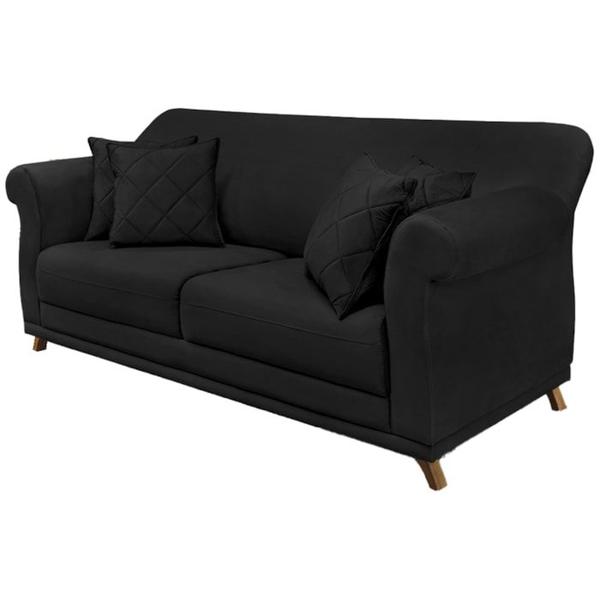 Imagem de Sofa 2 Lugares Retro Polo 160cm Com Almofada Suede 1105 Ezz