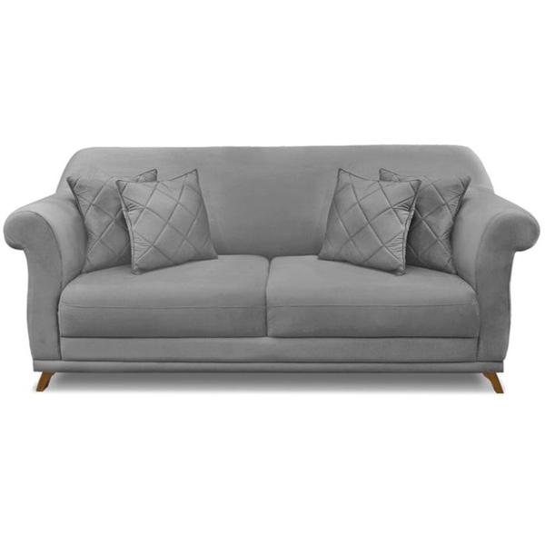 Imagem de Sofa 2 Lugares Retro Polo 160cm Com Almofada Veludo 2938 Ezz